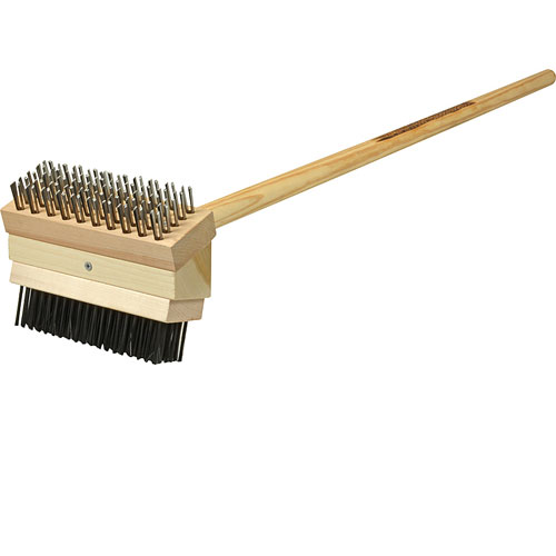 BRUSH,GRILL(24"DBL,COARS &MED)
